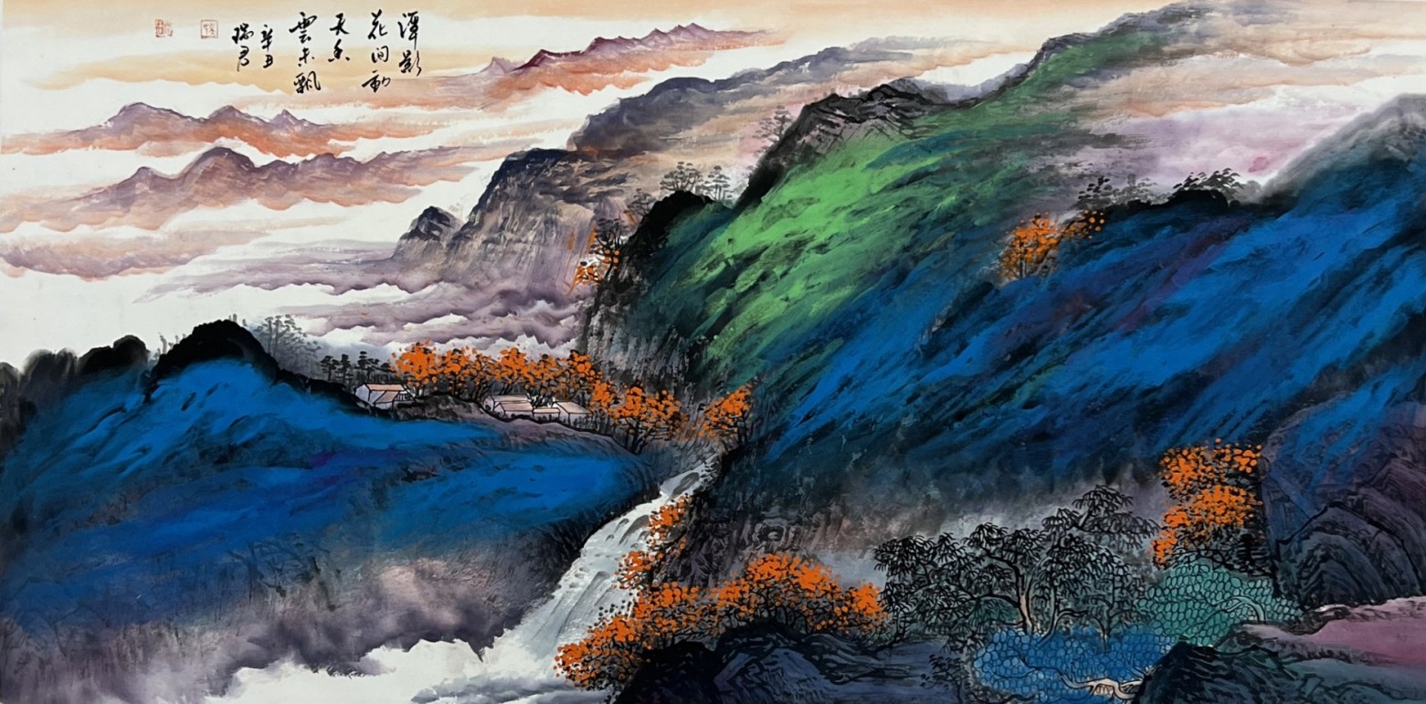 四尺  潭影花间.jpg