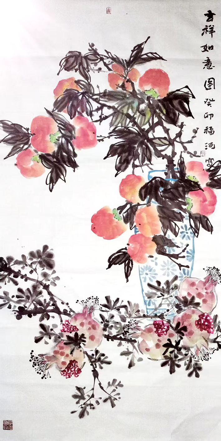 《吉祥如意图》尺寸128x68cm.jpg